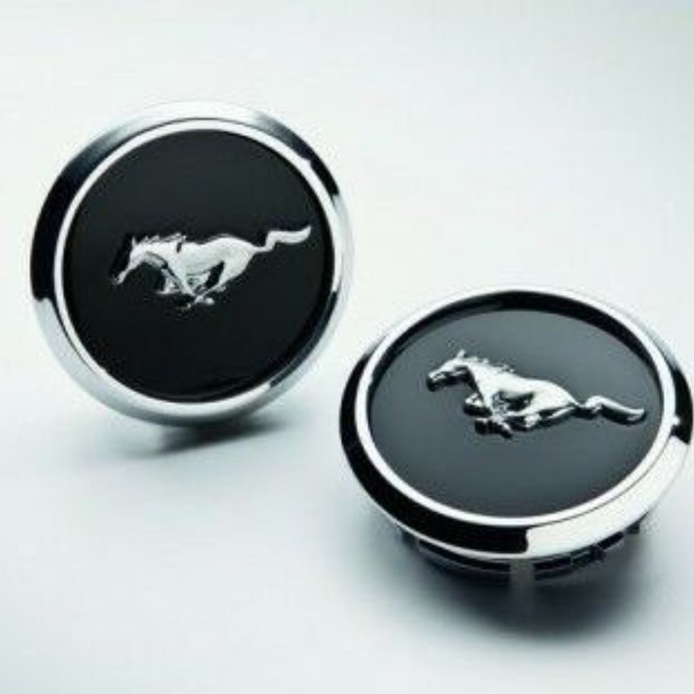 Four Ford Mustang Cobra Wheel Center Caps Pony